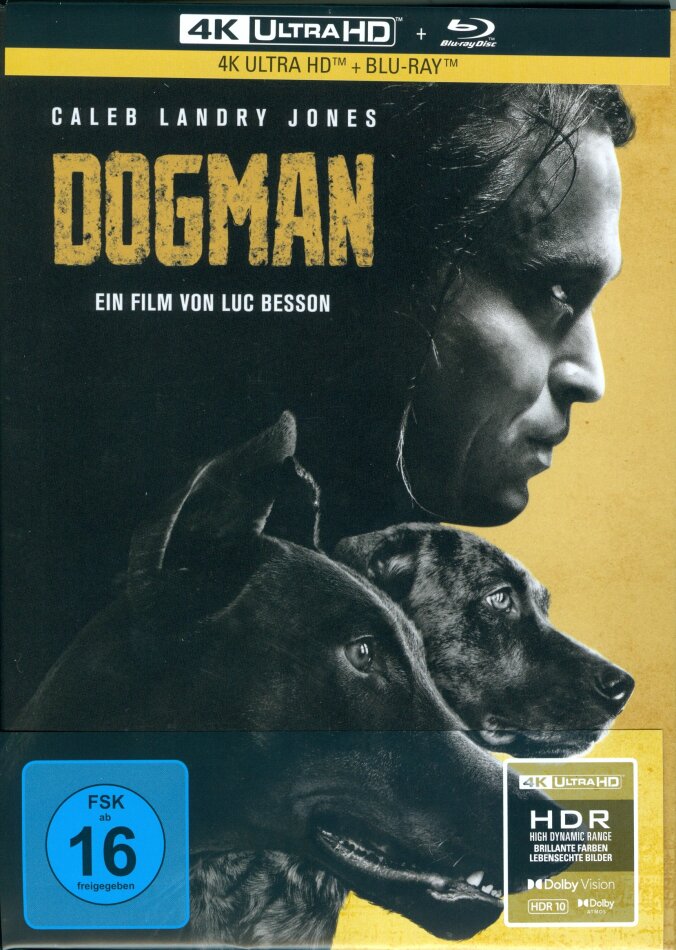 DogMan (2023) Cover A, Limited Collector's Edition, Mediabook, 4K Ultra HD + Blu-ray
