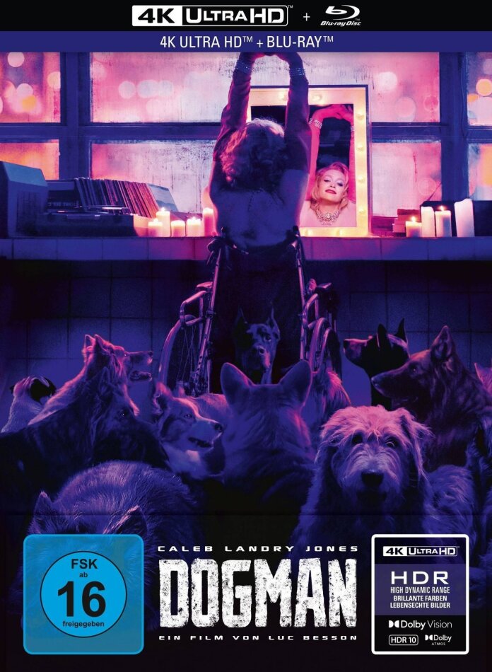DogMan (2023) Cover B, Limited Collector's Edition, Mediabook, 4K Ultra HD + Blu-ray