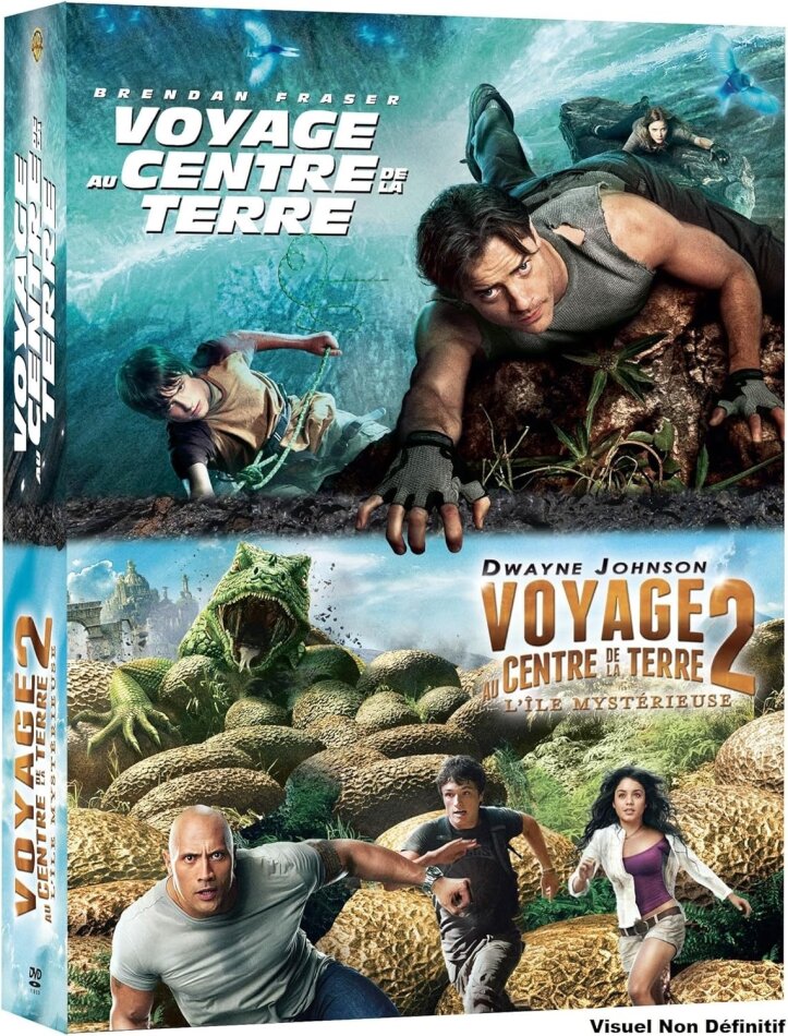 Voyage au centre de la Terre 1 & 2 2 DVDs