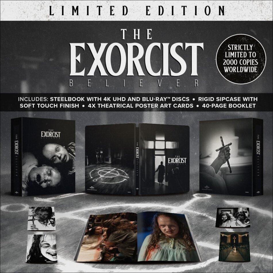 The Exorcist: Believer (2023) Limited Special Edition, Steelbook, 4K Ultra HD + Blu-ray