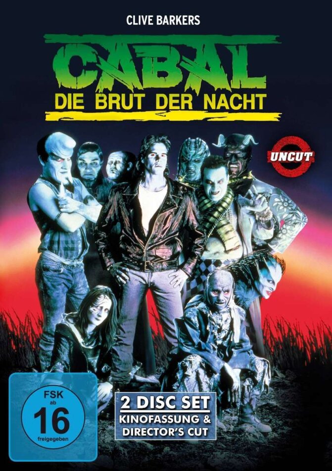 Cabal - Die Brut der Nacht (1990) Director's Cut, Kinoversion, Special Edition, Uncut, 2 DVDs