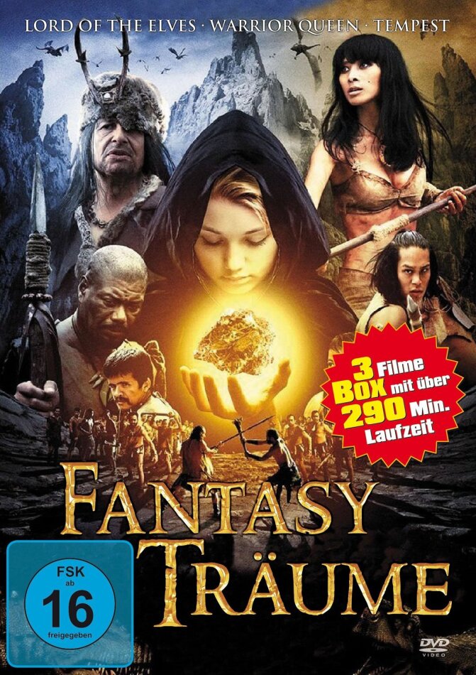 Fantasy Träume - Lord of the Elves: Das Zeitalter der Halblinge (2012) / Warrior Queen (1983) / The Tempest (2010)