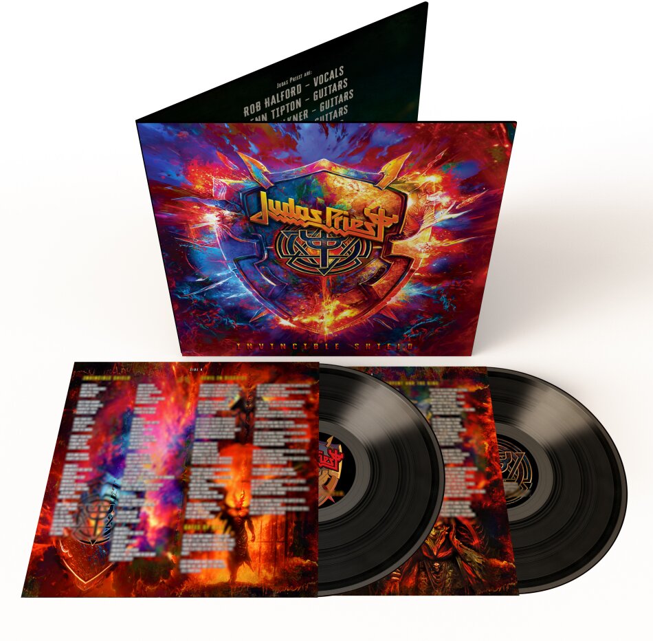 Judas Priest - Invincible Shield Black Vinyl, 2 LPs