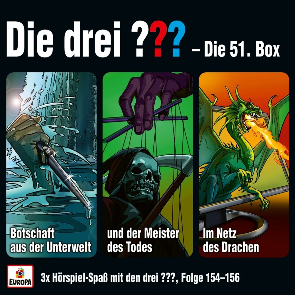 Die Drei ??? - 51. Box (Folgen 154 - 156) 3 CDs