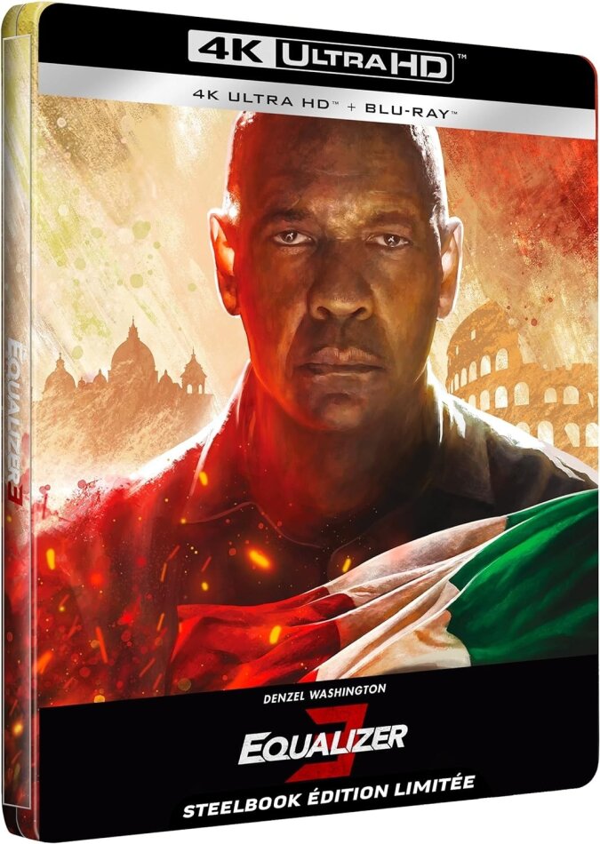 The Equalizer 3 - Le Chapitre Final (2023) Édition Limitée, Steelbook, 4K Ultra HD + Blu-ray