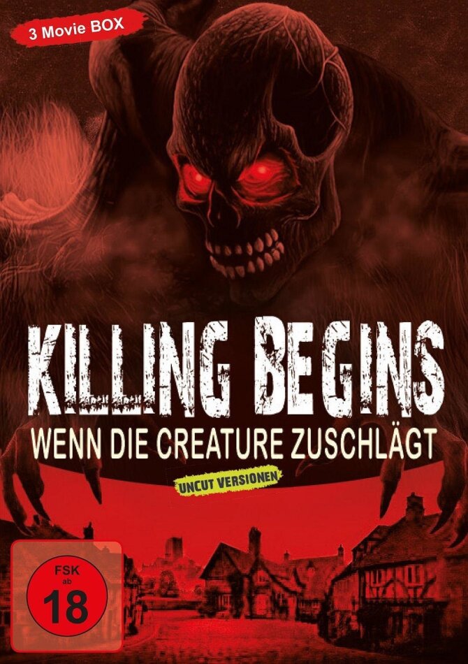 Killing Begins - Wenn die Creature zuschlägt Uncut, 3 DVDs