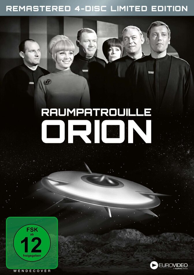 Raumpatrouille Orion Limited Edition, Remastered, 4 DVDs