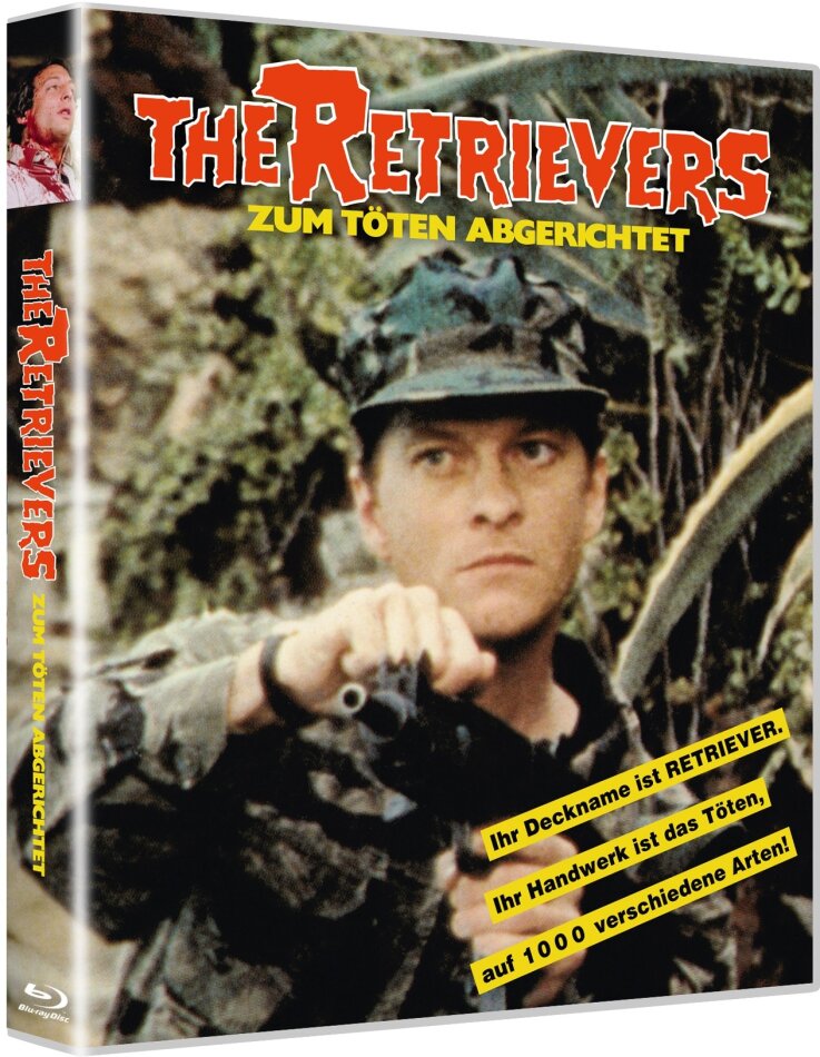 The Retrievers - Zum Töten abgerichtet (1982) Cover B, Scanavo Box, Wendecover, Limited Edition, Uncut