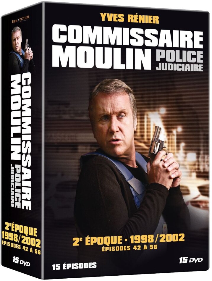 Commissaire Moulin - Police judiciaire - 2e Époque - 1998/2002 15 DVDs
