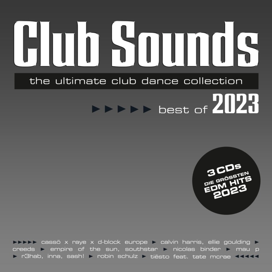 Club Sounds Best Of 2023 3 CDs