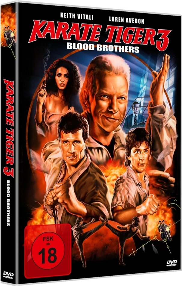 Karate Tiger 3 - Blood Brothers (1990) Cover B