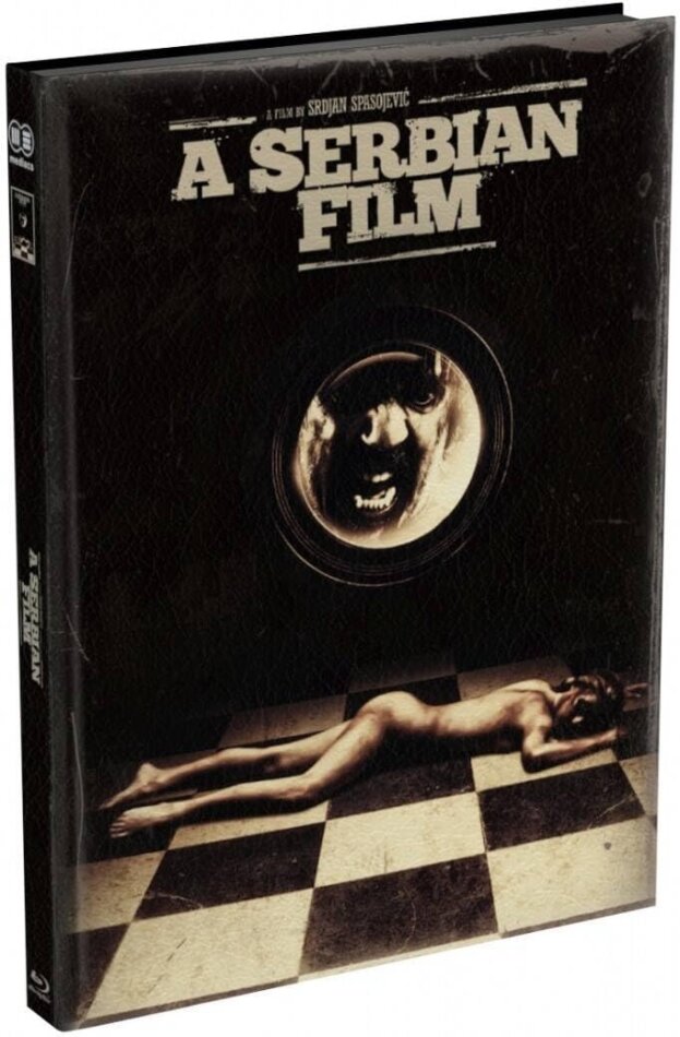 A Serbian Film (2010) Cover P, Wattiert, Limited Edition, Mediabook, Blu-ray + DVD + CD