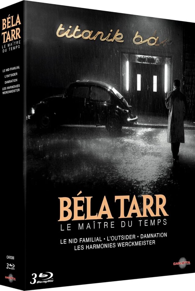 Béla Tarr - Le maître du temps - Le nid familial / L'Outsider / Damnation / Les harmonies Werckmeister 3 Blu-rays