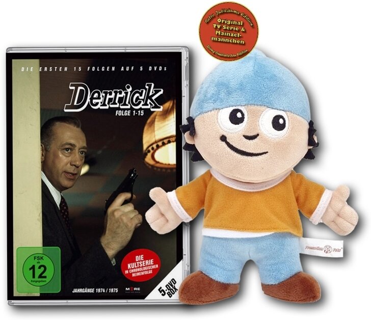 Derrick - Box 1 + Mainzelmännchen, Limited Collector's Edition, 5 DVDs