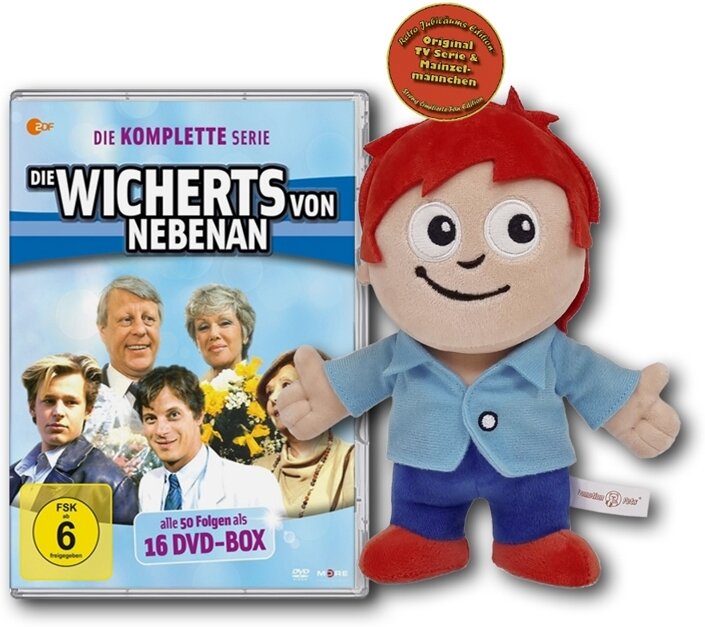 Die Wicherts von Nebenan - Die komplette Serie + Mainzelmännchen, Limited Edition, 16 DVDs