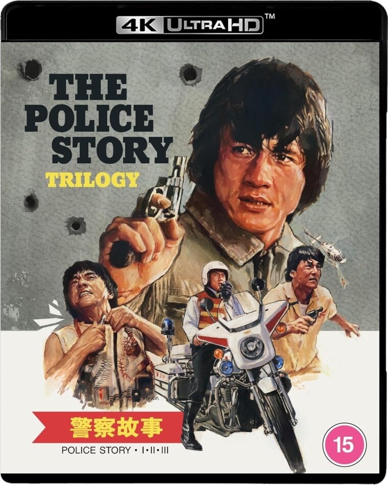 The Police Story Trilogy Eureka! Classics, Standard Edition, 3 4K Ultra HDs