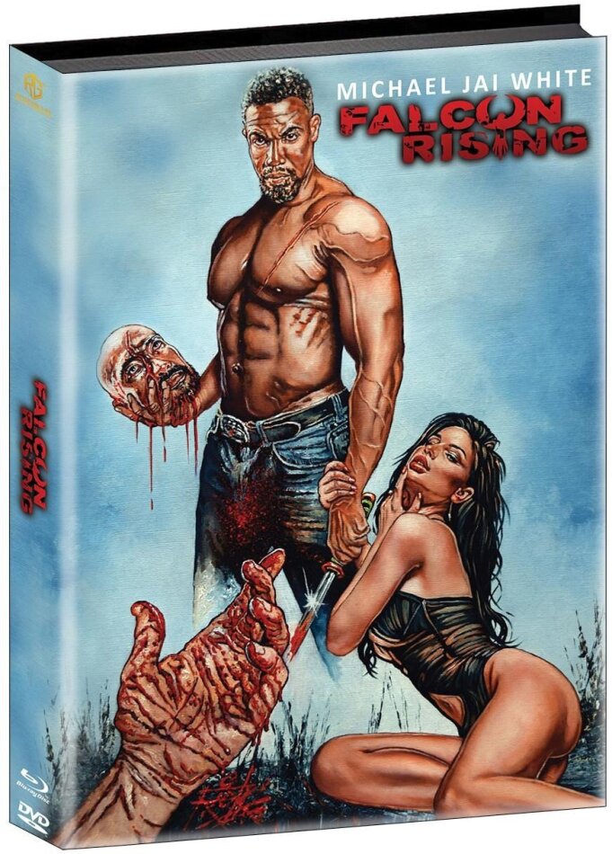 Falcon Rising (2014) Wattiert, Cover A, Limited Edition, Mediabook, Uncut, Blu-ray + DVD