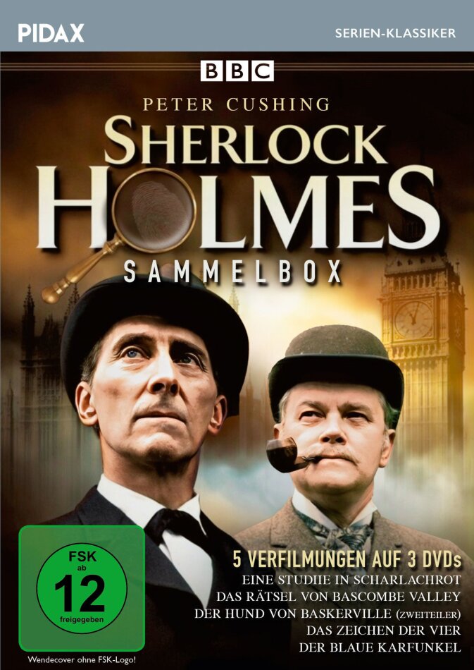 Sherlock Holmes Sammelbox 3 DVDs