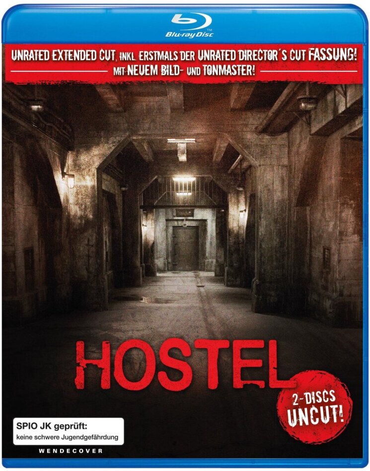 Hostel (2005) Director's Cut, Extended Edition, Uncut, Unrated, 2 Blu-rays