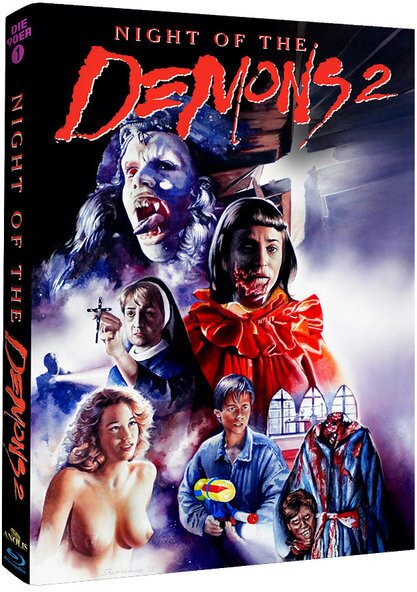 Night of the Demons 2 (1994) Cover B, Limited Edition, Mediabook, 2 Blu-rays