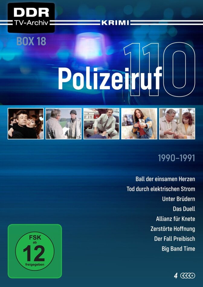 Polizeiruf 110 - Box 18 DDR TV-Archiv, Neuauflage, 4 DVDs