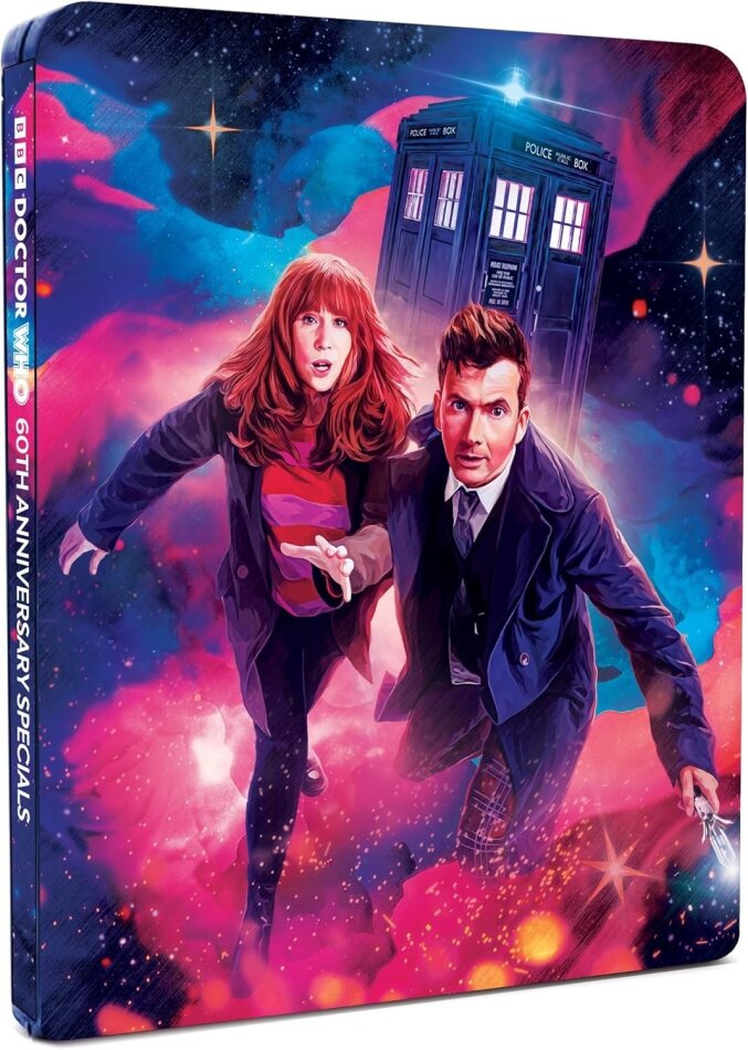 Doctor Who - 60th Anniversary Specials Limited Edition, Steelbook, 3 Blu-rays