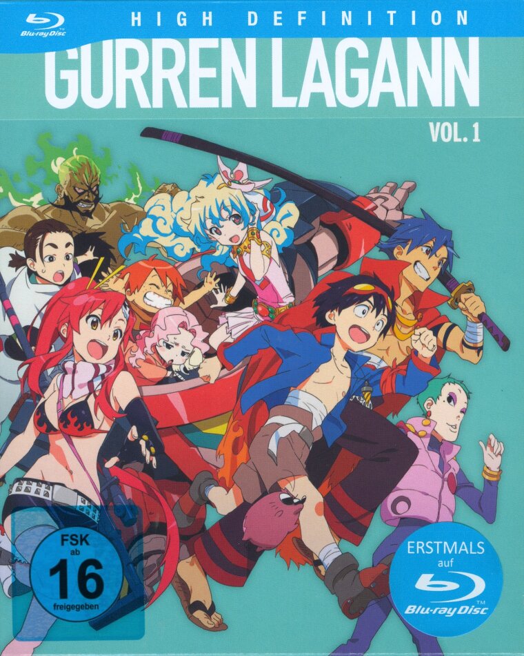 Gurren Lagann - Vol. 1 Schuber, Digipack, 2 Blu-rays