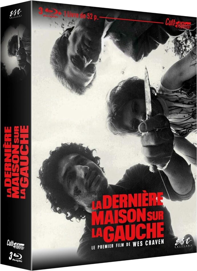 La dernière maison sur la gauche (1972) + Goodies, Limited Edition, 3 Blu-rays + Buch