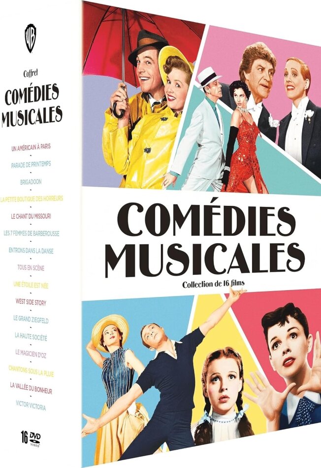Comédies Musicales - Collection de 16 films 16 DVDs