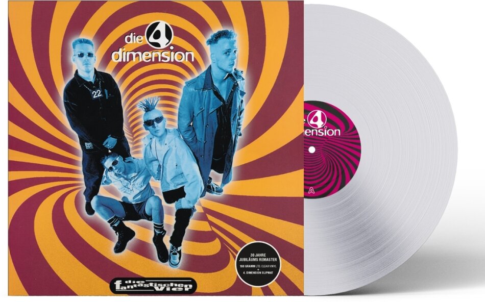 Die Fantastischen Vier - 4. Dimension 2023 Reissue, Rekord Music Publishing, 30th Anniversary Edition, Limited Edition, Clear Vinyl, LP