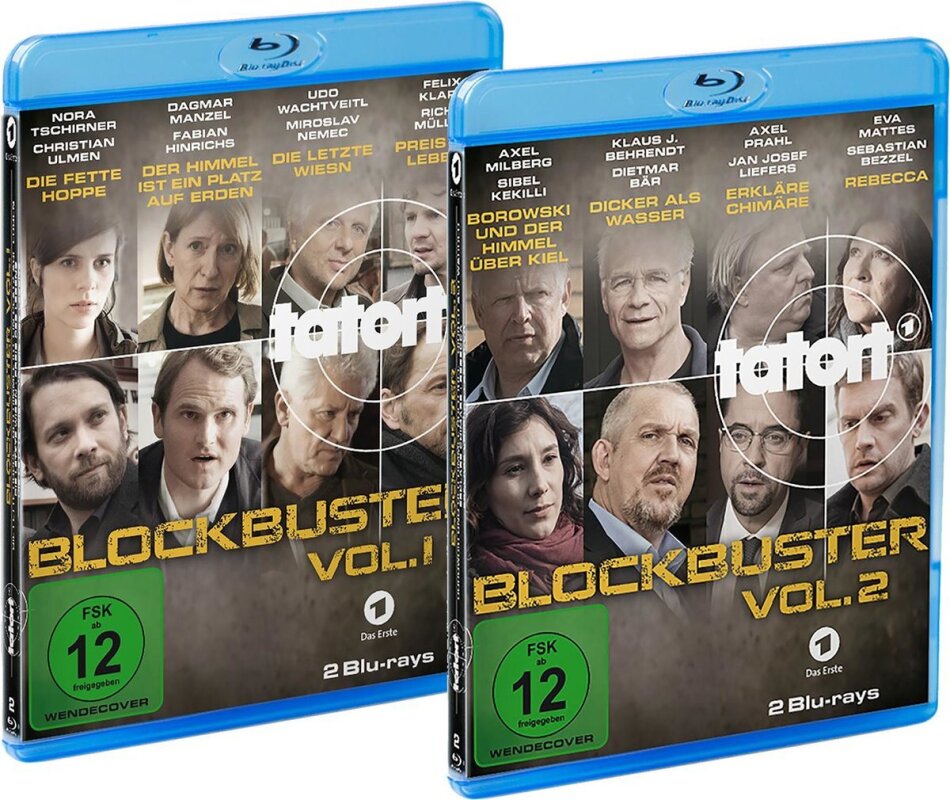 Tatort - Blockbuster - Vol. 1 & 2 4 Blu-rays