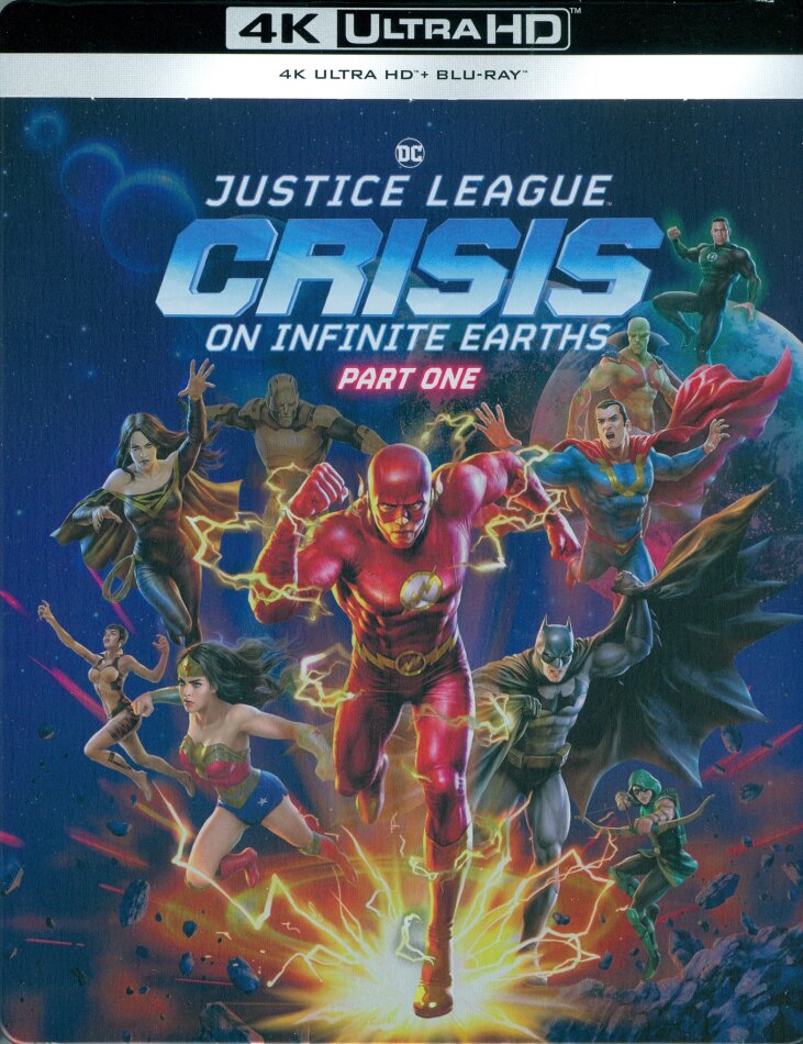 Justice League: Crisis on Infinite Earths - Part One (2024) Limited Edition, Steelbook, 4K Ultra HD + Blu-ray
