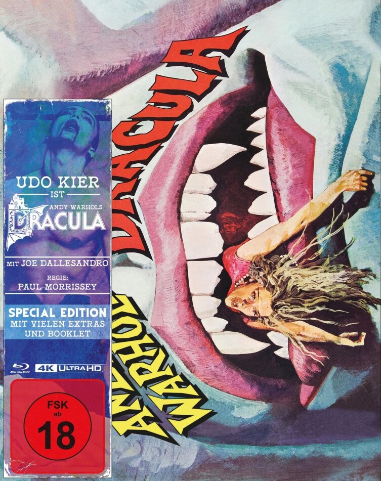Andy Warhols Dracula (1974) Cover A, Limited Special Edition, Mediabook, 4K Ultra HD + 2 Blu-rays