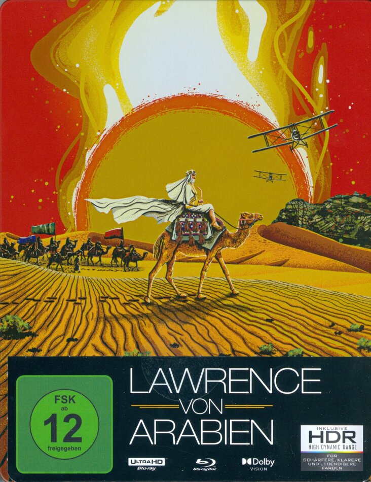 Lawrence von Arabien (1962) Limited Edition, Steelbook, 2 4K Ultra HDs + 2 Blu-rays