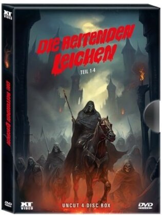 Die reitenden Leichen 1-4 (Limited Edition, Uncut, 4 DVDs)