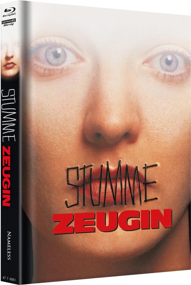 Stumme Zeugin (1995) Cover A, Limited Edition, Mediabook, 4K Ultra HD + Blu-ray