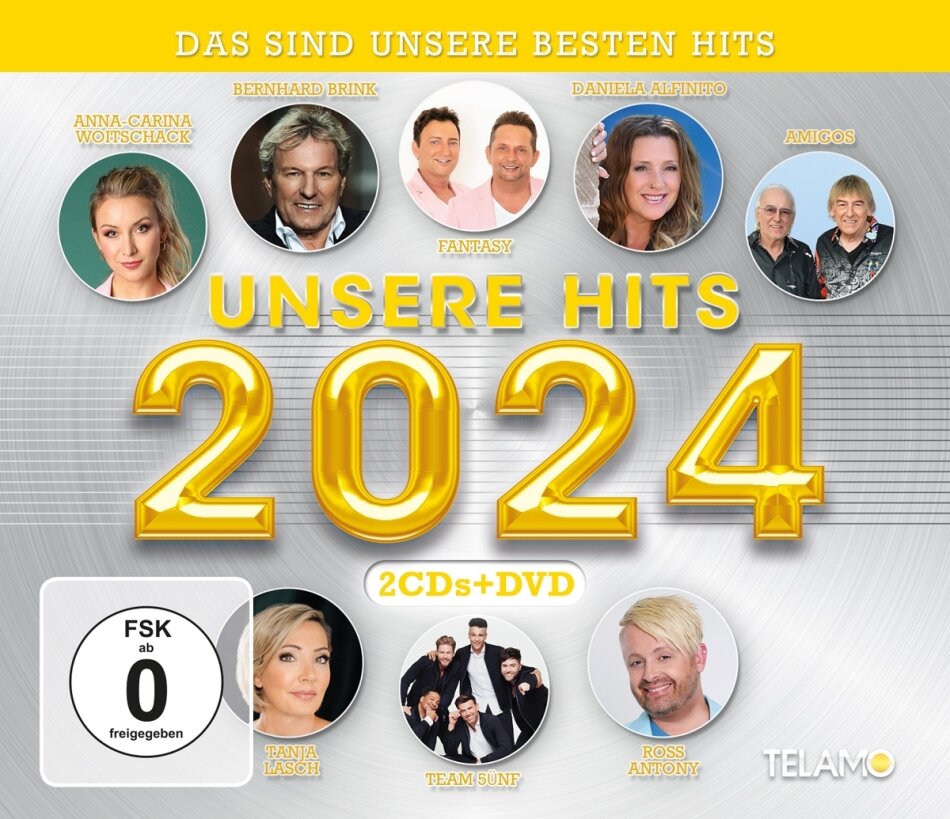 Unsere Hits 2024 CD + DVD