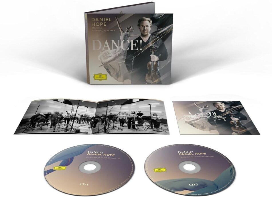 Zürcher Kammerorchester, Wolfgang Amadeus Mozart (1756-1791), Johannes Brahms (1833-1897), Peter Iljitsch Tschaikowsky (1840-1893), … - Dance! 2 CDs