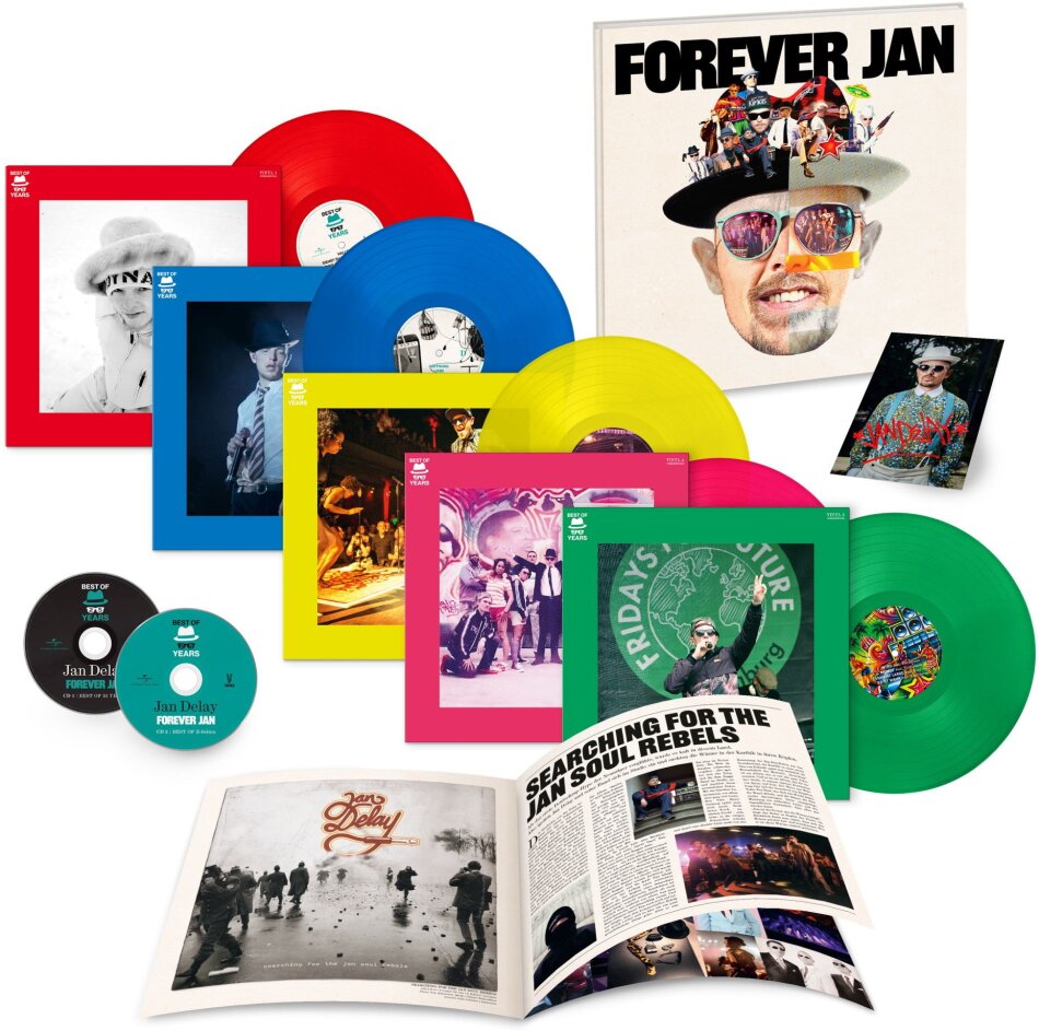 Jan Delay (Beginner) - Forever Jan - 25 Jahre Jan Delay Signiert, Limited Edition, 7 LPs