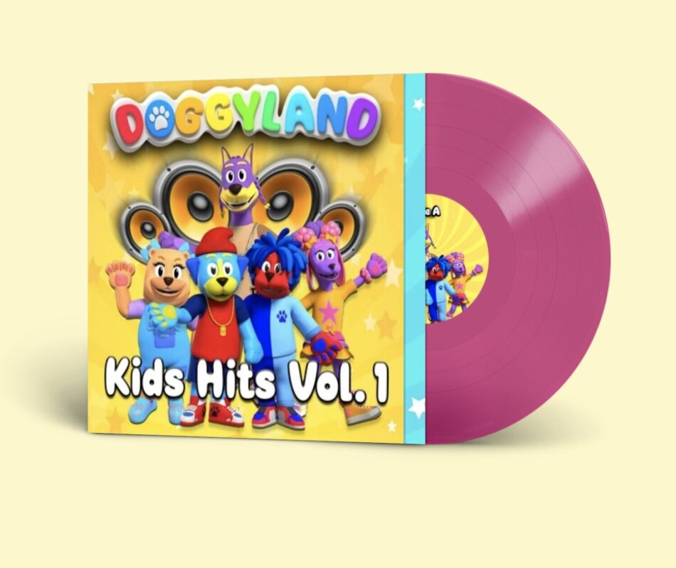Doggyland - Kids Hits Vol. 1 + Merchandise, Opaque Deep Purple, LP