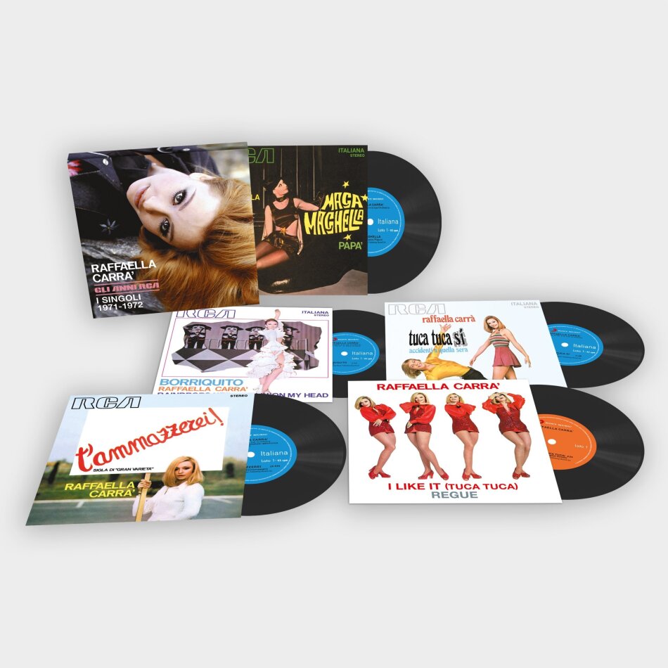 Raffaella Carrà - Gli Anni Rca Di Raffaella (I Singoli 1971-1972) 5 7" Singles