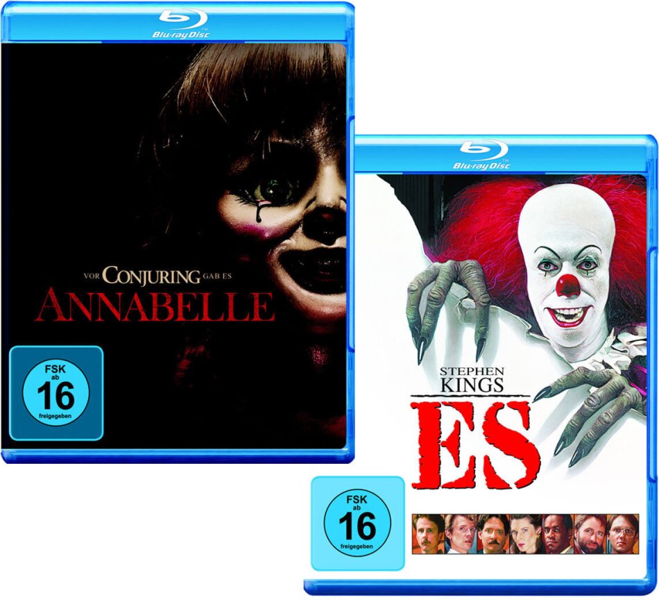 Es (1990) / Annabelle (2014) 2 Blu-rays