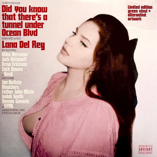 Lana Del Rey - Did You Know That There's A Tunnel Under Ocean Blvd Alternative Album Cover 3