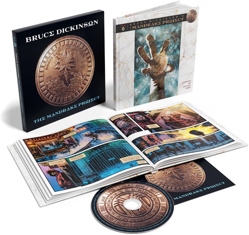 Bruce Dickinson (Iron Maiden) - The Mandrake Project Super Deluxe Bookpack Edition, CD + Buch