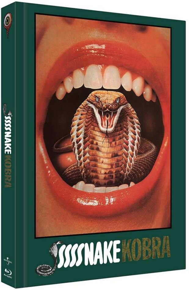 Ssssnake Kobra (1973) Cover D, Limited Edition, Mediabook, Uncut, Blu-ray + DVD