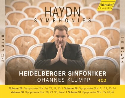 Joseph Haydn (1732-1809), Johannes Klumpp & Heidelberger Sinfoniker - Symphonien Nr.12,13,16,21-24,28-30,55,67,68,72 (4 CDs)