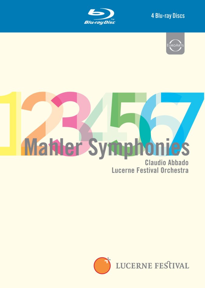 Lucerne Festival Orchestra & Claudio Abbado - Mahler Symphonies 1-7 Euro Arts, Limited Edition, 4 Blu-rays