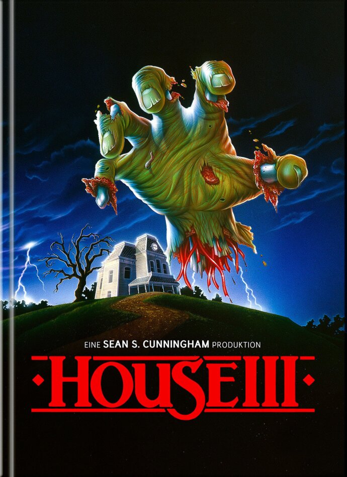 House 3 (1989) Cover B, Limited Edition, Mediabook, Uncut, 4K Ultra HD + Blu-ray