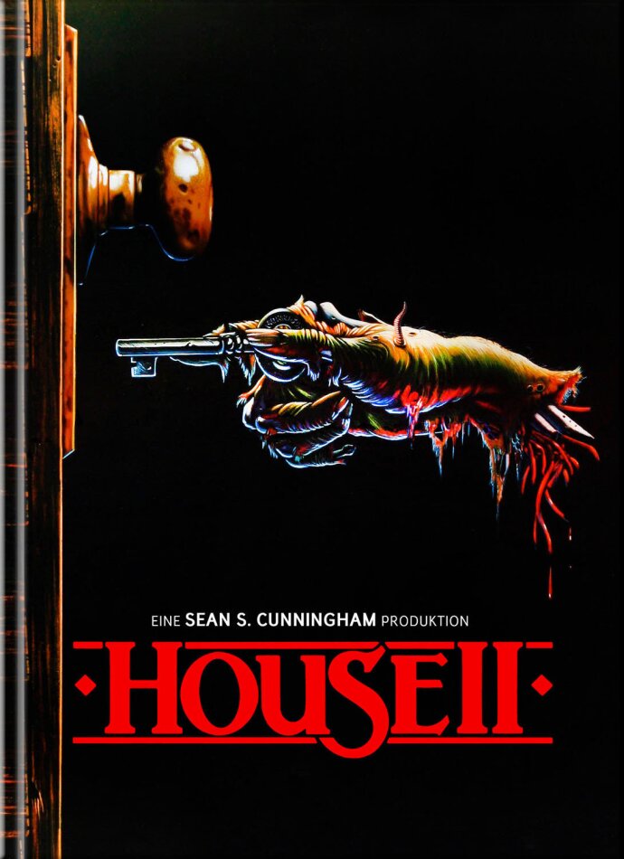 House 2 (1987) Cover B, Limited Edition, Mediabook, Uncut, 4K Ultra HD + Blu-ray