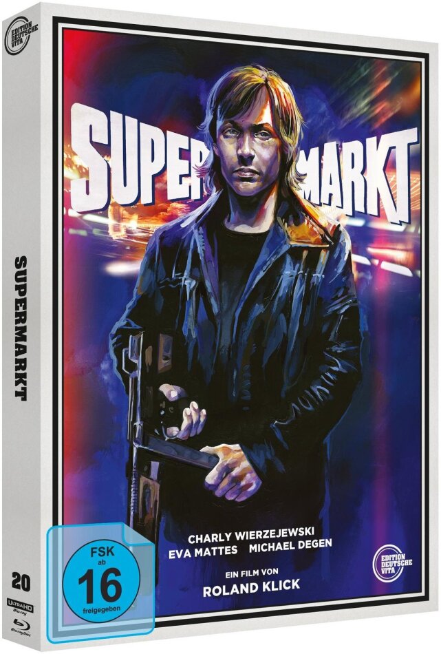 Supermarkt (1974) Cover B, Edition Deutsche Vita, Limited Edition, 4K Ultra HD + Blu-ray